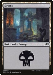 Swamp (262) - Foil (Ravnica Allegiance)